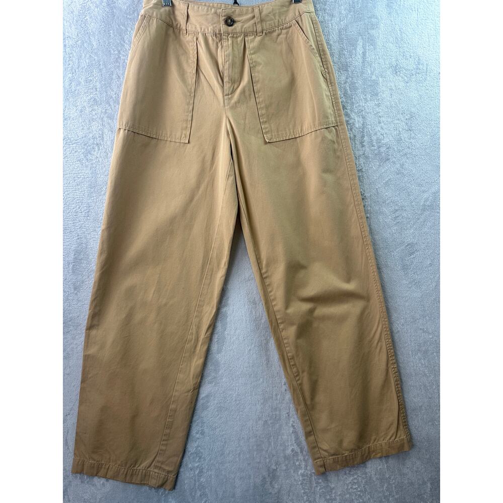 Who What Wear High Rise Wide Leg Chino Pants Tan - Size 4 - Utility Style - Picture 8 of 8
